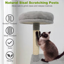 48 Inches Tall Cat Tree Multi-Level Kitten Tower with Large Condo Padded Top Perch by LJGDeals