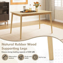 48 Inches Wooden Dining Table for 4 People by LJGDeals