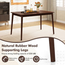 48 Inches Wooden Dining Table for 4 People