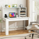 48 Inch Writing Computer Desk with Anti-Tipping Kits and Cable Management Hole by LJGDeals