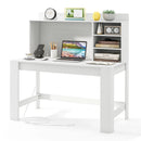 48 Inch Writing Computer Desk with Anti-Tipping Kits and Cable Management Hole by LJGDeals