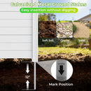 48 x 38 Inch Air Conditioner Fence 3 Panels with Metal Ground Stakes for Patio Backyard by LJGDeals