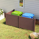 48 x 38 Inches Air Conditioner Fence 2 Panels Outdoor Privacy Fence by LJGDeals