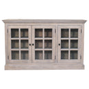 Triple Glazed Cabinet - Gray by Unique Piece Furniture