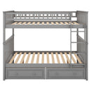 Bunk Bed With Drawers, Convertible Design by HouseOfZazla