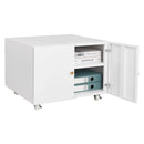 Office Furniture Copier Cabinet 2 Door Steel Copier Stand Mobile Pedestal File Printer Stand by Unique Piece Furniture