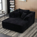 Chaise Lounge Chair, Deep Seat Sleeper Couch For Living Room by HouseOfZazla