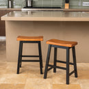 Wood 24" Saddle Stool by HouseOfZazla