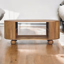Soba - Ball Open Coffee Table - Oak by Unique Piece Furniture