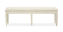 Newport - Bench With Upholstered Seat - Alabaster