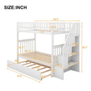 Bunk Bed With Staircase by Unique Piece Furniture