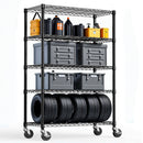 5-Shelf Storage Shelves - Heavy Duty Metal Shelving Unit