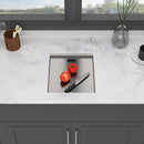 Modern Undermount Bar Sink With Folding Faucet by HouseOfZazla