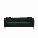 Oversized Sofa, Deep Tufted Couch