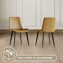 Modern Dining Chair With Carbon Steel Legs by HouseOfZazla
