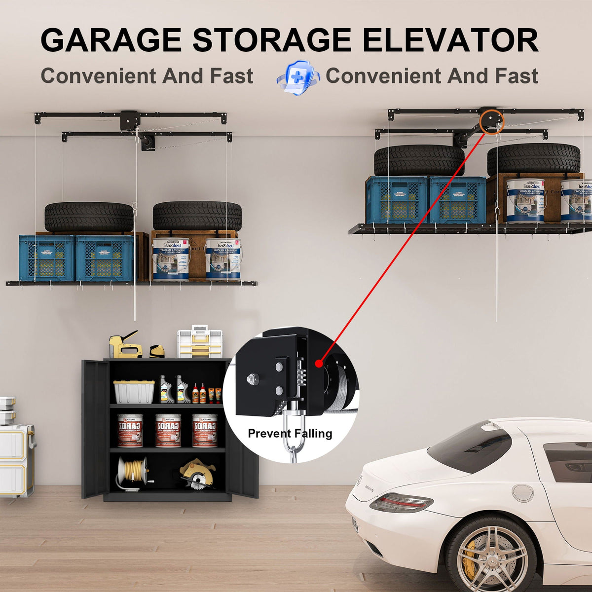 Overhead Garage Storage Rack, photo 29 of 40