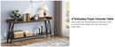 70.87 inch Extra Long Console Table Behind Couch, Rustic Industrial Sofa Table for Living Room, Narrow Entryway Hallway Long Bar Table, Brown+Black