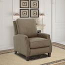 Melrose - Recliner Push Thru The Arm - Cashmere-Taupe