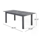 9-Piece Outdoor Dining Set with Extendable Acacia Wood Table and Cushioned Chairs by HouseOfZazla