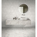 Hexagon Natural Stone Marble Tile, 3D Fluted (Set of 12)