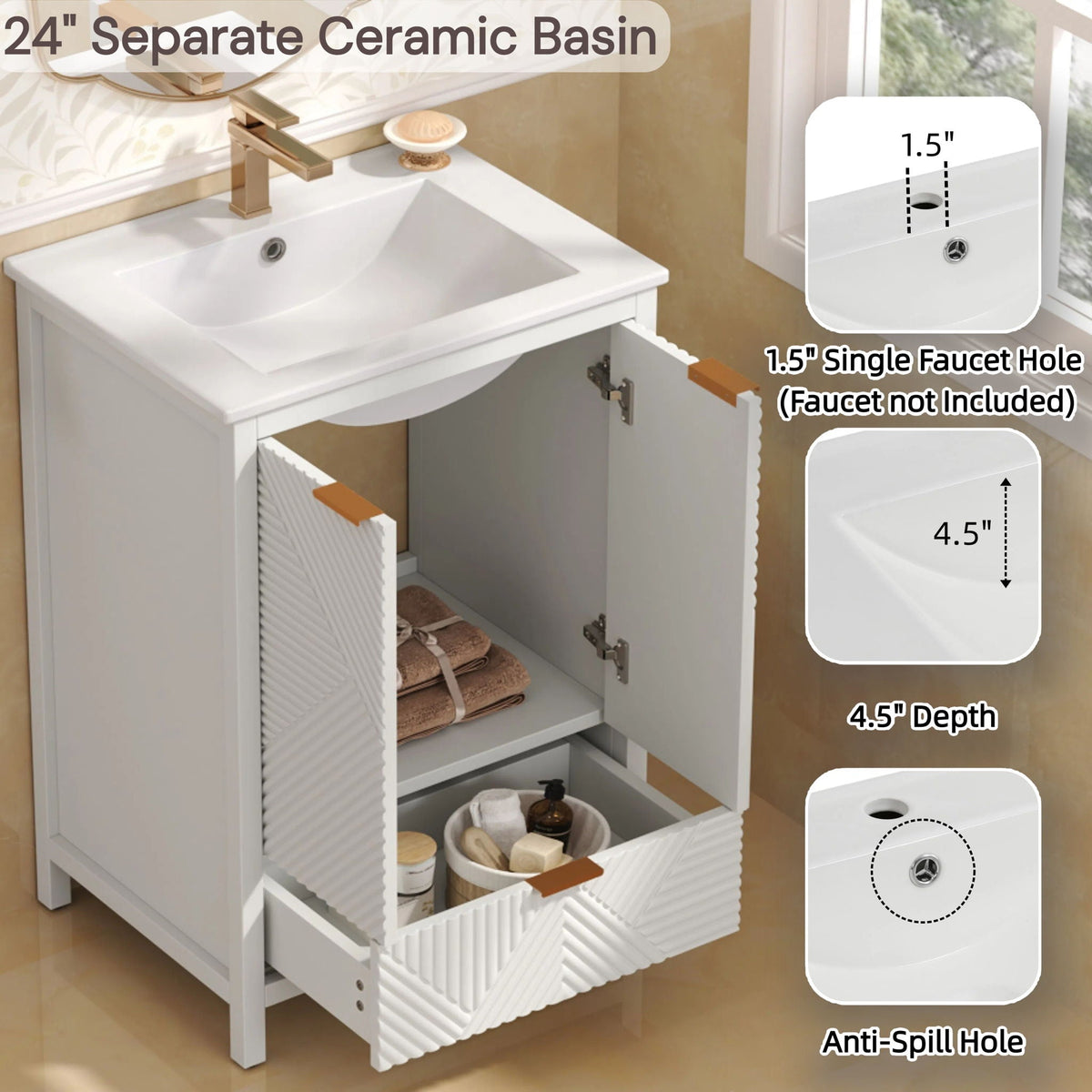 Modern Bathroom Vanity With Sink Combo, photo 17 of 40