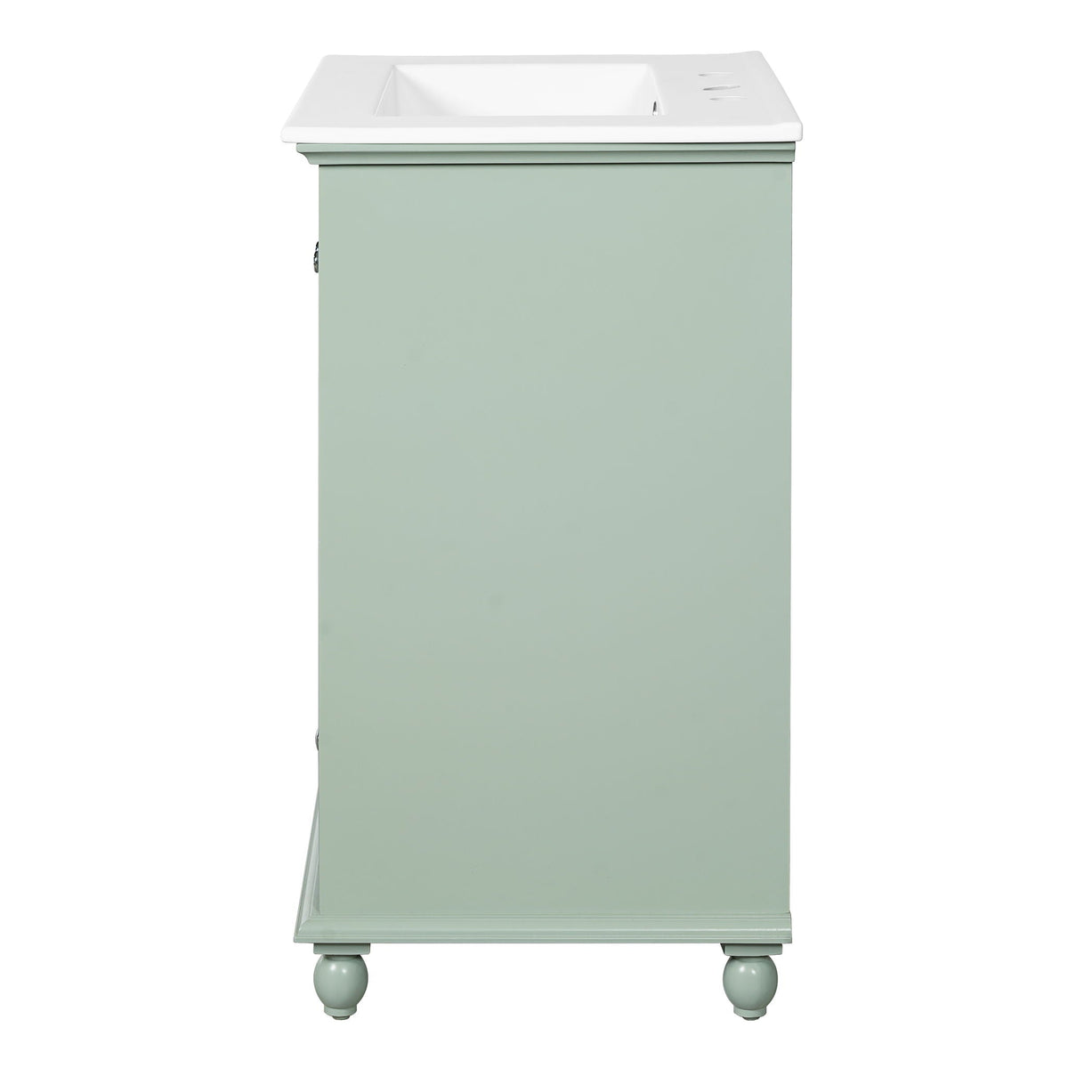 Modern Bathroom Vanity With Sink, Cabinet With Drawer And Dividers, Rectangular Storage Unit, photo 20 of 40