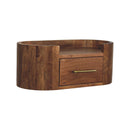 Solid Wood Valencia Curve Wall Bedside