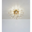 Gold Flush Mount Ceiling Light