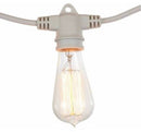 48Ft Pro Vintage Edition Plug-In Outdoor Heavy Quality 40W Commercial String Lights-15 Bulbs