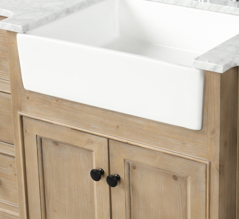 Kelly 48" Bathroom Vanity Weathered Fir