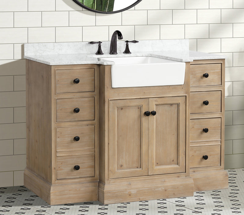 Kelly 48" Bathroom Vanity Weathered Fir