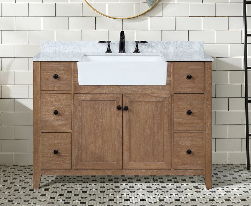 Sally 48" Bathroom Vanity Ash Brown