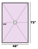 GURU W-S heavy duty shower tray four slopes for square drains