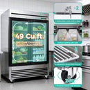 49-Inch Upright Commercial Reach-In Display Refrigerator (SAK16785)