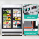 49-Inch Upright Commercial Reach-In Display Refrigerator (SAK16785) by SAKSBY WHOLESALE