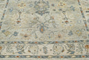 6x9 LoomBloom Beige, Light Gray Hand Knotted 100% Wool Turkish Oushak Traditional Oriental Area Rug