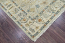 6x9 LoomBloom Beige, Light Gray Hand Knotted 100% Wool Turkish Oushak Traditional Oriental Area Rug
