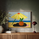 Sunshade and Terracotta by the Sea