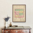 Vintage Map of Ogemaw County, Michigan 1873