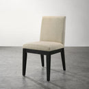Roundhill Furniture - Rocco Contemporary Solid Wood Dining Chairs (Set of 2) - Beige by HouseOfZazla