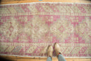 3.5x9.5 Vintage Distressed Oushak Rug Runner