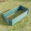 Metal Raised Garden Bed, Rectangle Raised Planter 4×2×1ft by HouseOfZazla