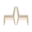 Cordoba - Dining Chair (Set of 2) Comfortable Armless Chairs - Beige