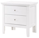 English Dovetailed Drawers Nightstand by Unique Piece Furniture