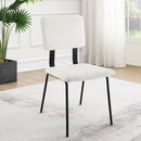 Bixby - Upholstered Dining Side Chair (Set of 2) - White by HouseOfZazla
