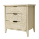 3 Drawer Cabinet - Natural Wood Finish