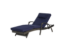 Outdoor Wicker Reclining Chair Set of 2 with Cushions
