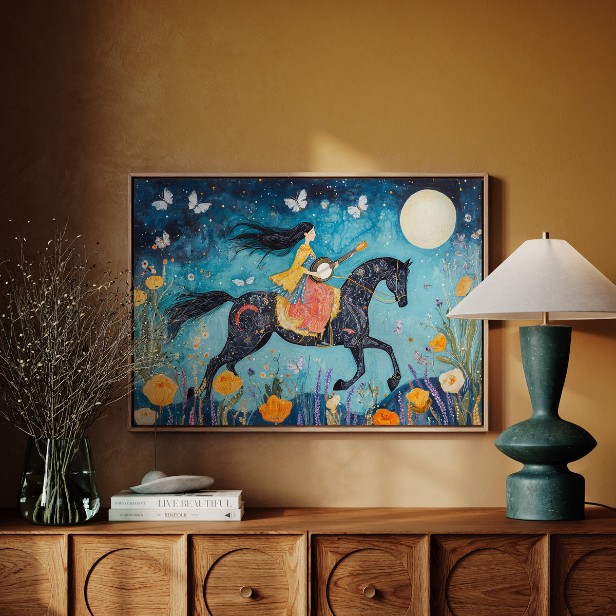 Moonlit Melody on Midnight Horseback, photo 6 of 16