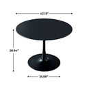 Mid-Century Tulip Dining Table With Round Top by HouseOfZazla