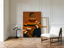 Quiet Thoughts in a Striped Sweater by Kooly